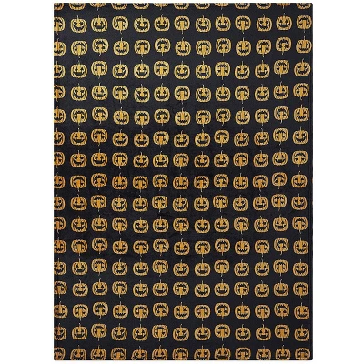 Kate Aurora Halloween Accents Friendly Jack O' Lanterns Oversized Accent Plush Throw Blanket - 50 In. X 70 In. 5 Kate Aurora Halloween Accents Friendly Jack O' Lanterns Oversized Accent Plush Throw Blanket - 50 In. X 70 In. - Image 3