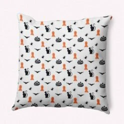 16"x16" Halloween Critters Square Throw Pillow - E By Design -Halloween Decoration Store GUEST ef40bb29 4e94 4a16 af1e a8a8873525e8