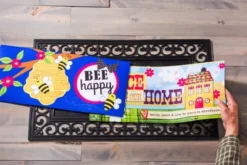 Evergreen Indoor Outdoor Doormat Bundle Set Of 5 - Frame And 4 Welcome Seasonal Inserts Winter Cardinal Halloween Thanksgiving Christmas -Halloween Decoration Store GUEST f0f33bb2 b1fb 4ef9 88ac 6e6bc3e967ba