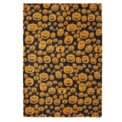 Kate Aurora Autumn Living Halloween Jack-O'-Lantern Pumpkins Orange & Black Ultra Plush Throw Blanket -Halloween Decoration Store GUEST f25c9aa2 15e7 4cf1 a95a c2f3a6a7f1db