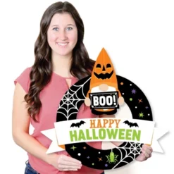Big Dot Of Happiness Halloween Gnomes - Outdoor Spooky Fall Party Decor - Front Door Wreath -Halloween Decoration Store GUEST fead36ce 1fe1 4b63 850c dcc7d0dd8fae
